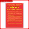 Bảng nội quy PCCC