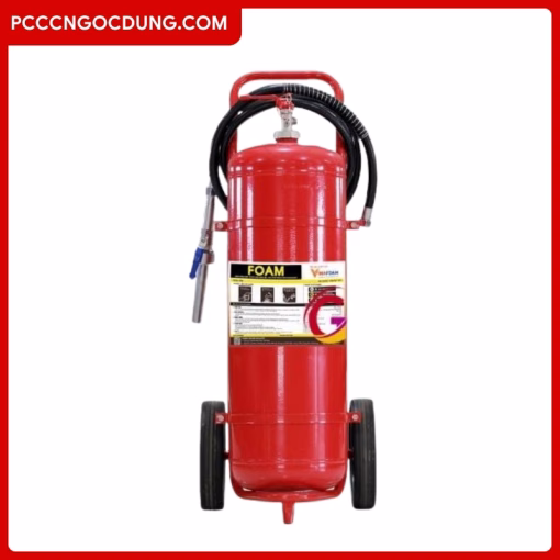 Bình chữa cháy dạng bọt foam xe đẩy 25L