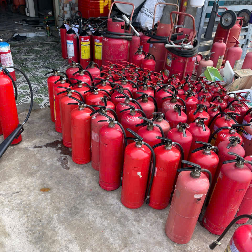 PCCC Ngọc Dũng nhận nạp sạc, kiểm tra, bảo trì bình chữa cháy tại Tân Uyên