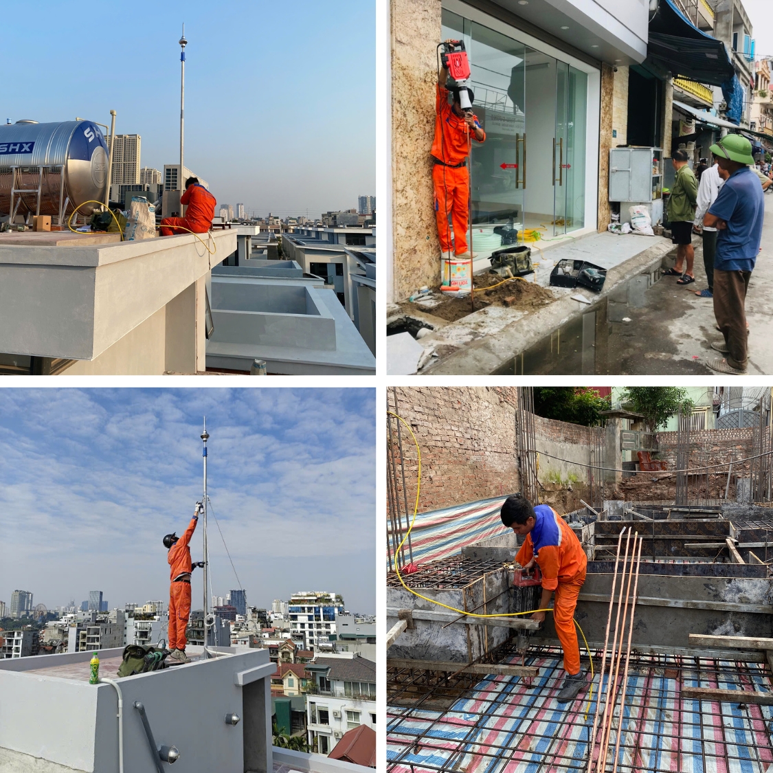 Thi công chống set công trình nhà ở tại Thuận An Thi công chống set công trình nhà ở tại Thuận An