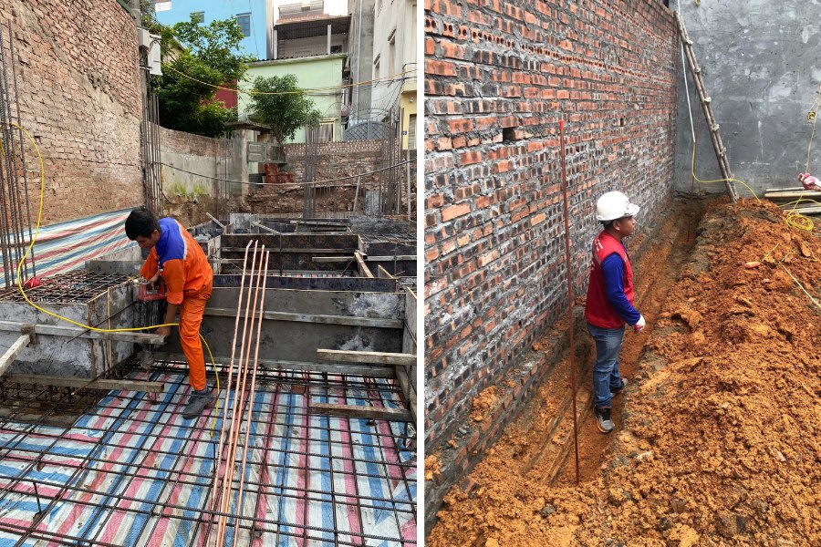 quá trình thi công chống sét tại KCN Tân Mỹ, Bình Dương quá trình thi công chống sét tại KCN Tân Mỹ, Bình Dương